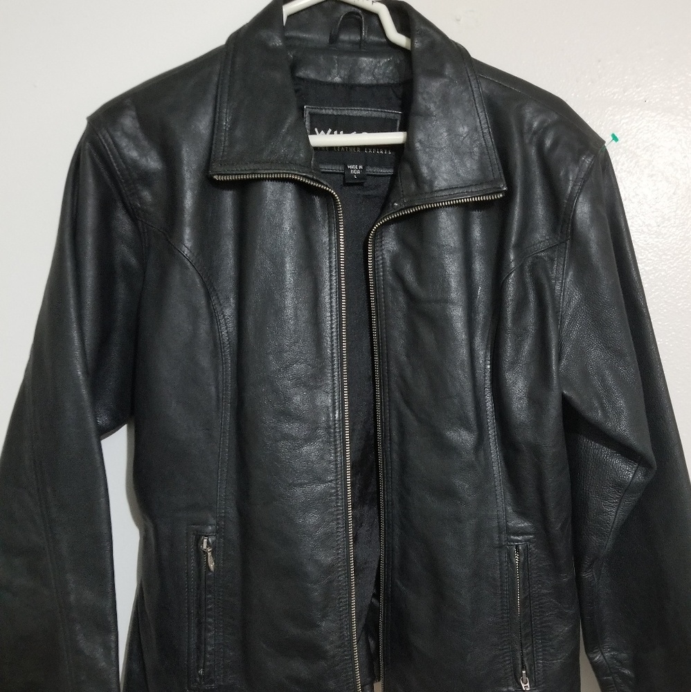 Leather jacket